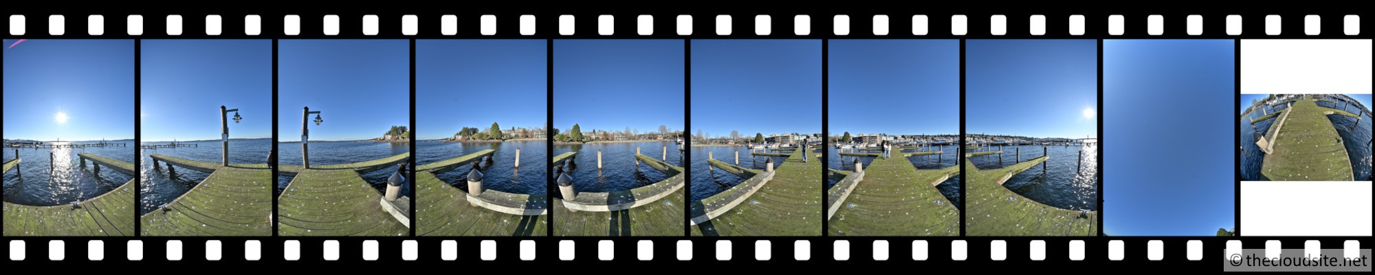 Sonnenuntergang am Steg — Symbolbild für den Weg in die Produktion